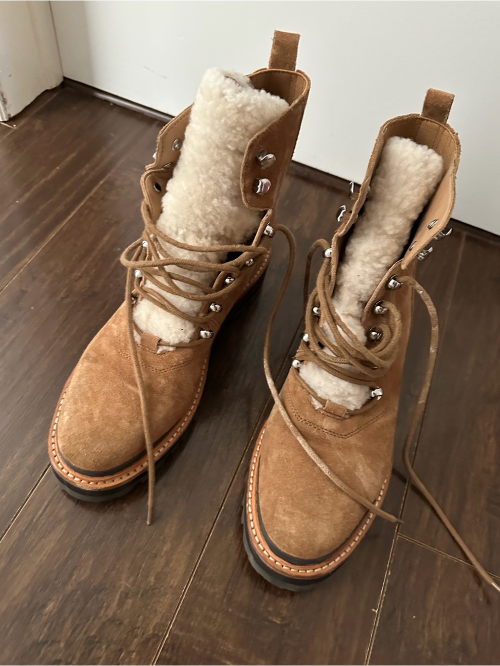 Marc Fisher Shearling Lined Boots